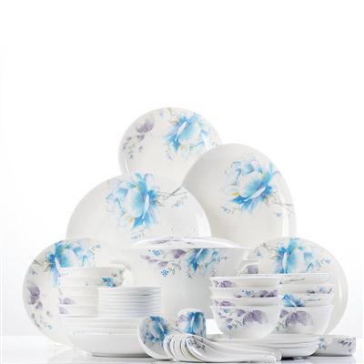 美女操屄在线观看48头聆听花开骨瓷礼品餐具套装